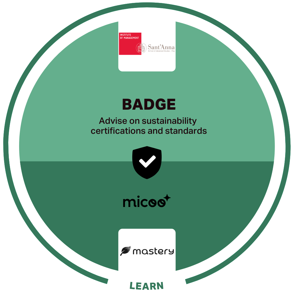 GS6.B - Advise on sustainability certifications and standards