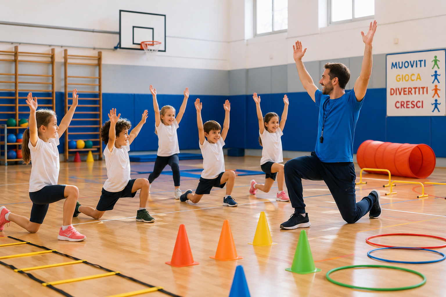 Support for the conduction of physical education activities for children