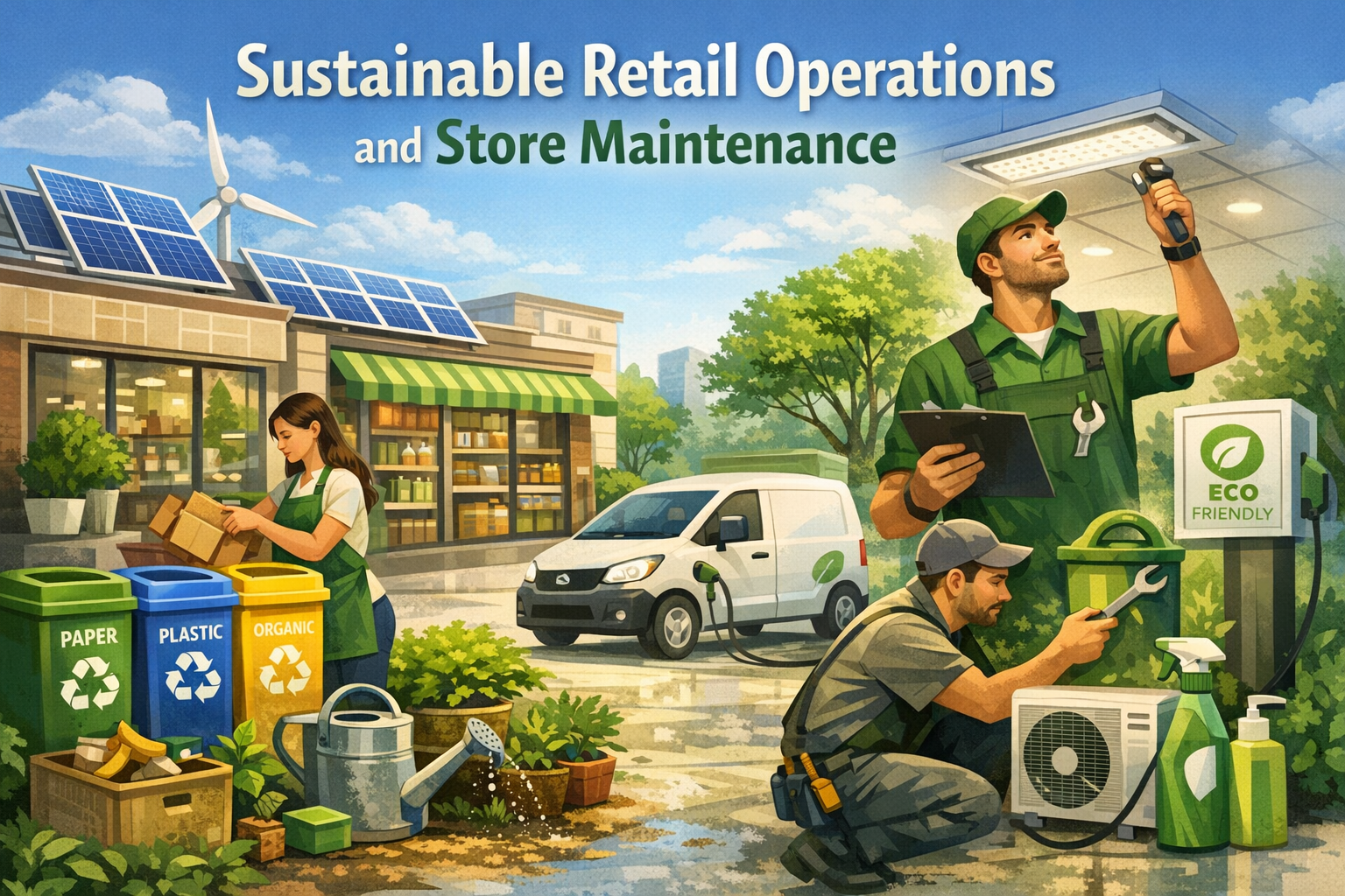 Sustainable Retail Operations and Store Maintenance