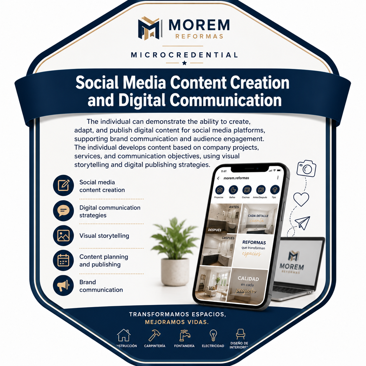 Social Media Content Creation and Digital Communication