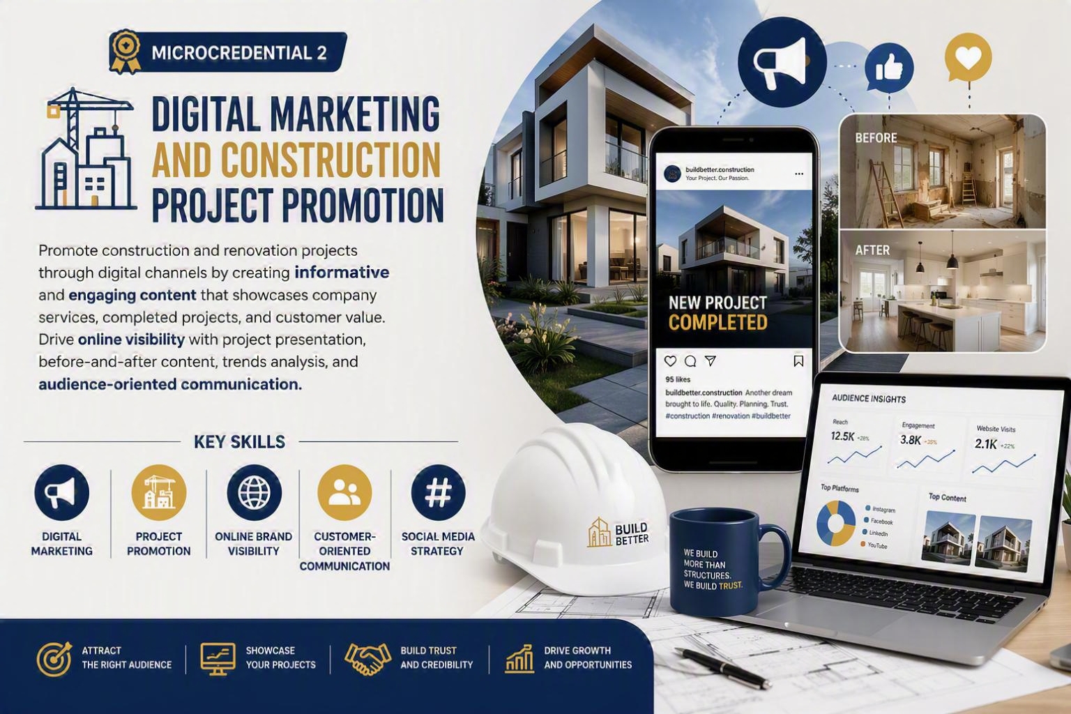 Digital Marketing and Construction Project Promotion