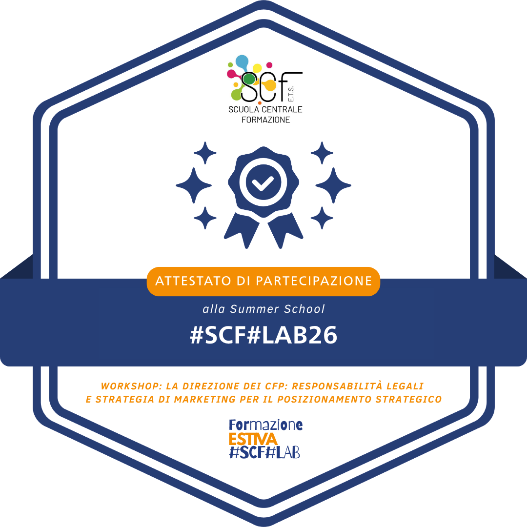 #SCF#LAB26 - Workshop La Direzione dei CFP